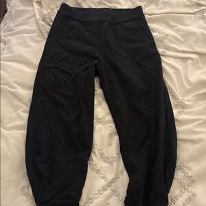 Tibi Black Calder sweatpants Medium Long